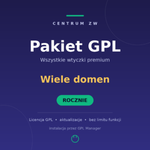 Pakiet wiele domen — Rocznie