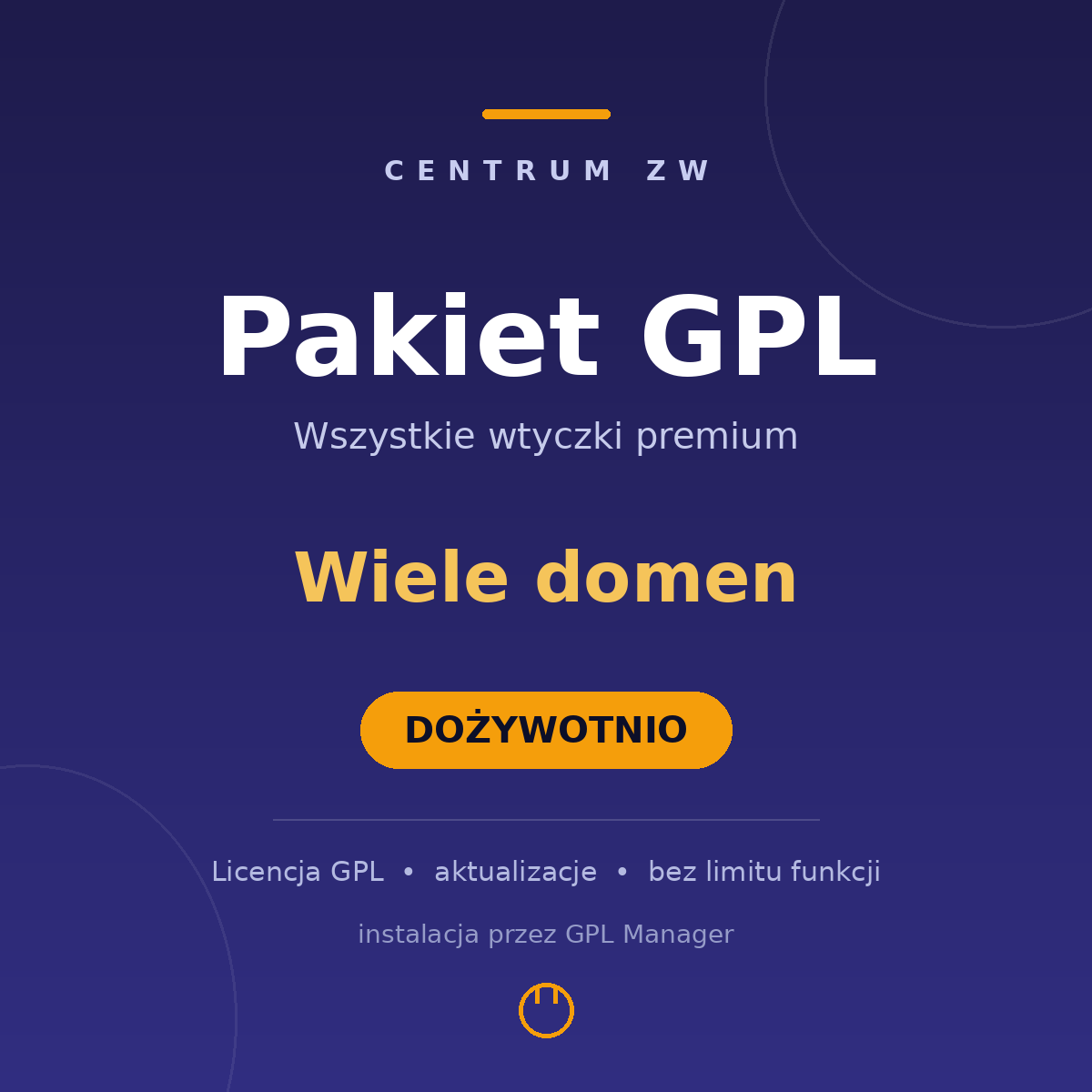 Pakiet wiele domen — Dożywotnio